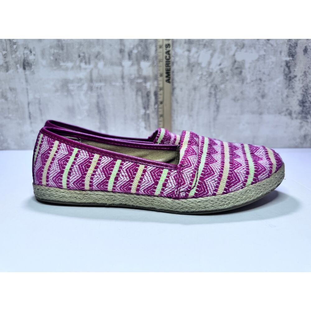 BOC Women's Espadrilles Size 7 M Geometric Woven Flats Slip On Shoes